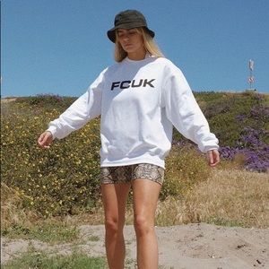 |FCUK| UO Exclusive Classic Crew Neck Sweatshirt